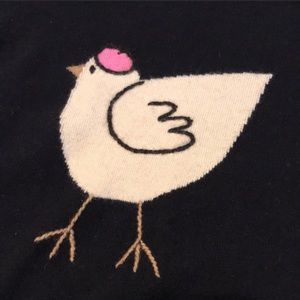 J CREW Navy French Hen Cashmere
Crew Neck Size Small